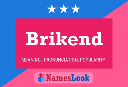 Poster del nome Brikend