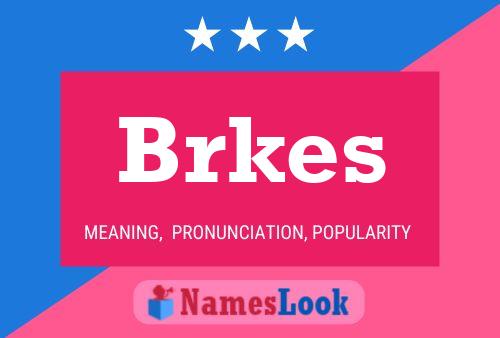 Poster del nome Brkes