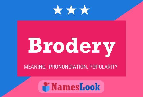 Poster del nome Brodery