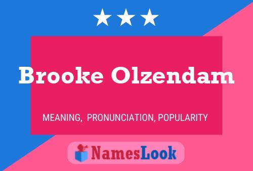 Poster del nome Brooke Olzendam