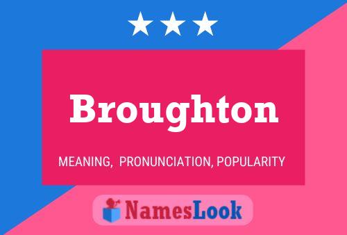 Poster del nome Broughton