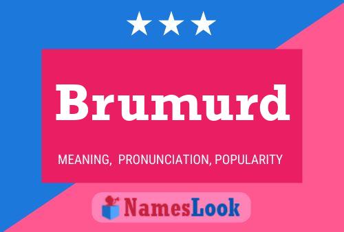 Poster del nome Brumurd