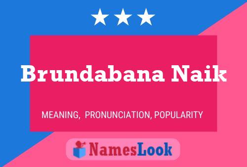 Poster del nome Brundabana Naik