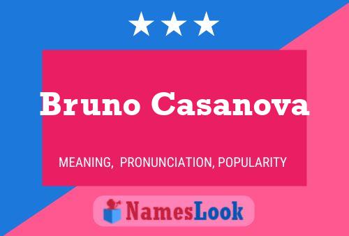 Poster del nome Bruno Casanova