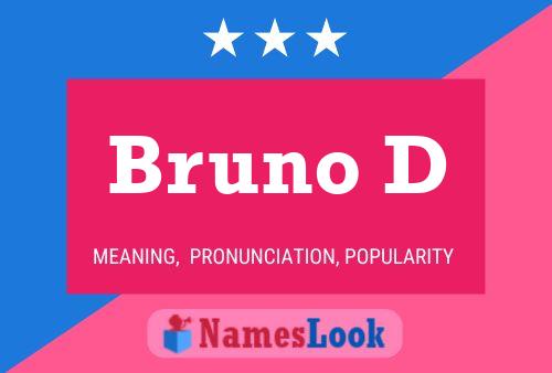 Poster del nome Bruno D