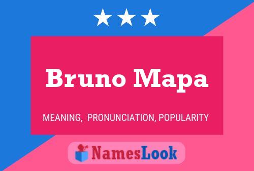 Poster del nome Bruno Mapa