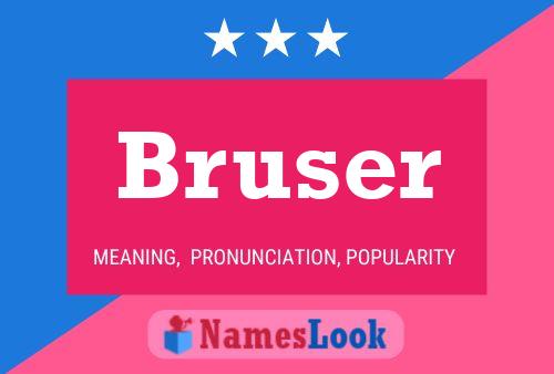 Poster del nome Bruser