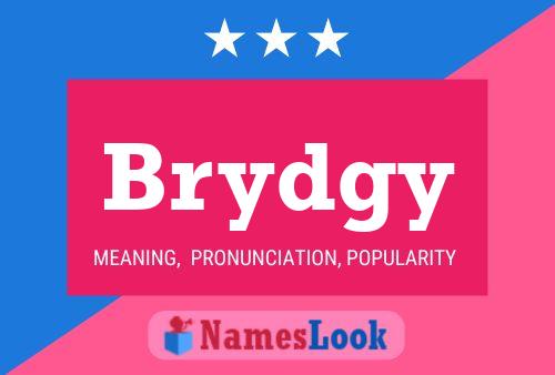 Poster del nome Brydgy