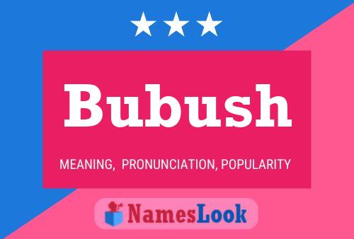 Poster del nome Bubush