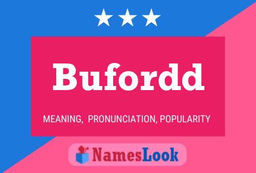 Poster del nome Bufordd