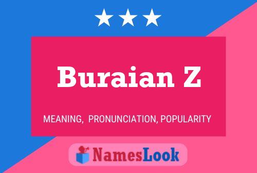 Poster del nome Buraian Z