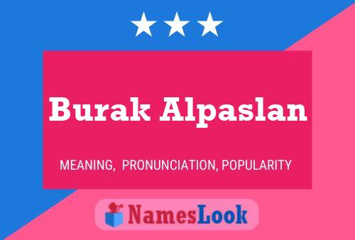 Poster del nome Burak Alpaslan