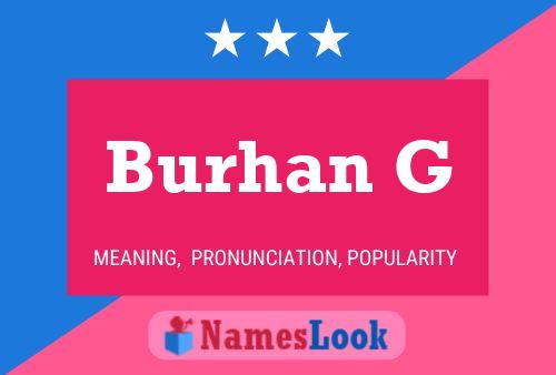 Poster del nome Burhan G