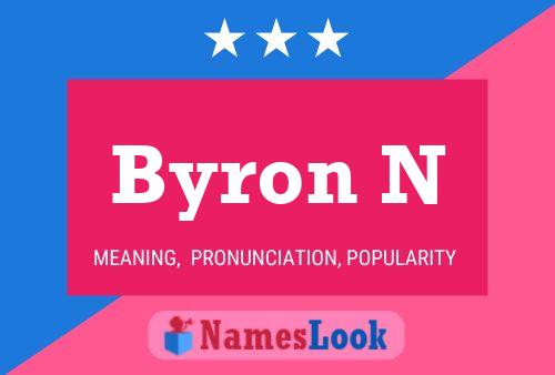 Poster del nome Byron N