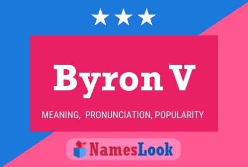 Poster del nome Byron V