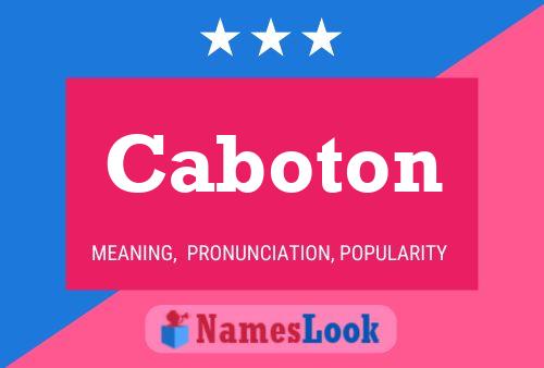 Poster del nome Caboton