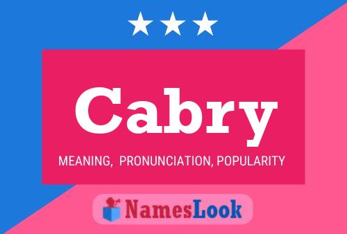 Poster del nome Cabry