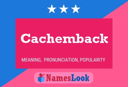 Poster del nome Cachemback