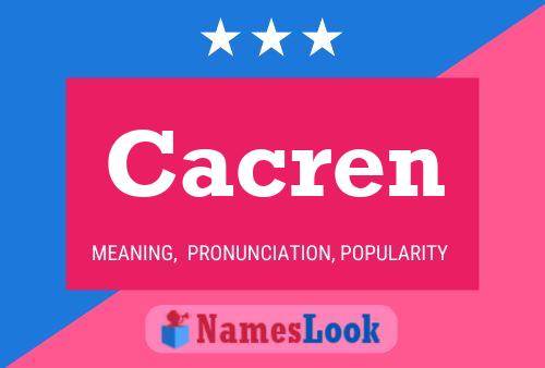 Poster del nome Cacren