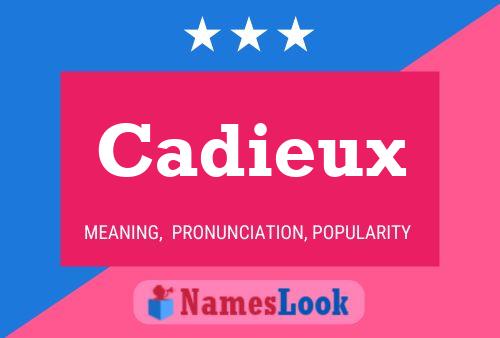 Poster del nome Cadieux