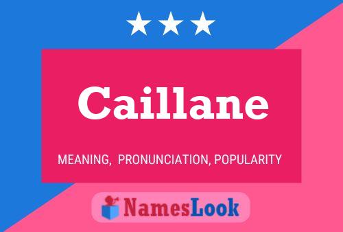 Poster del nome Caillane