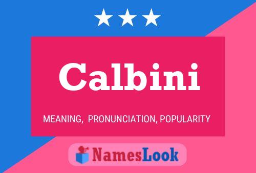 Poster del nome Calbini