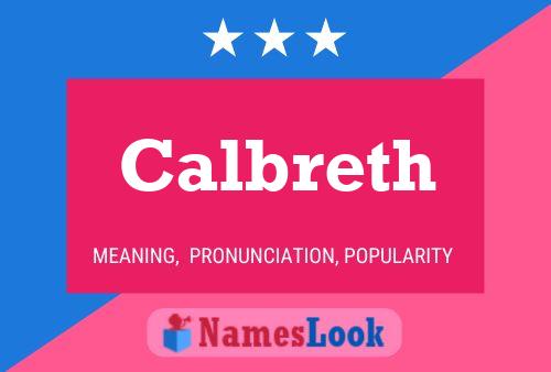 Poster del nome Calbreth