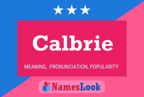 Poster del nome Calbrie