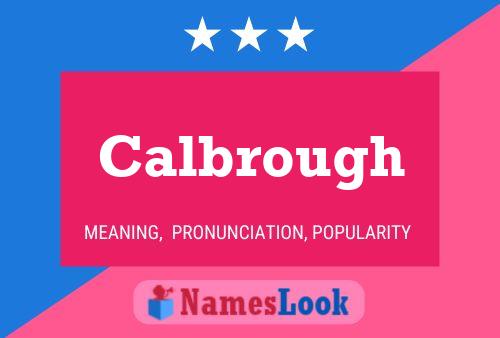 Poster del nome Calbrough