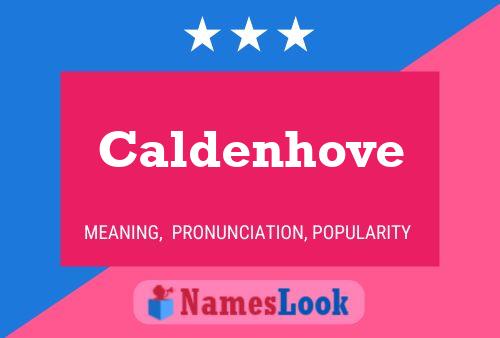 Poster del nome Caldenhove