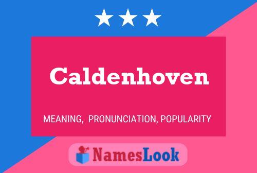 Poster del nome Caldenhoven