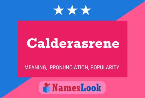 Poster del nome Calderasrene