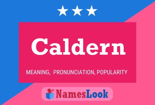 Poster del nome Caldern