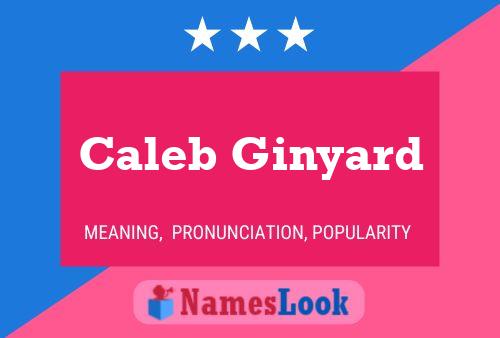 Poster del nome Caleb Ginyard