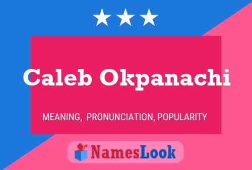 Poster del nome Caleb Okpanachi