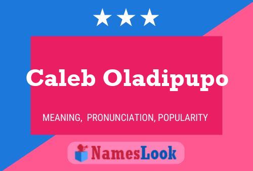 Poster del nome Caleb Oladipupo