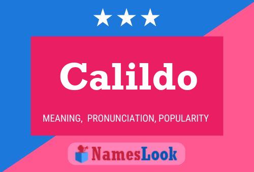 Poster del nome Calildo