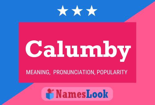 Poster del nome Calumby