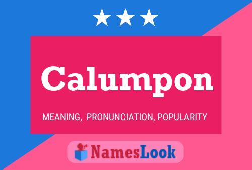 Poster del nome Calumpon