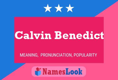 Poster del nome Calvin Benedict