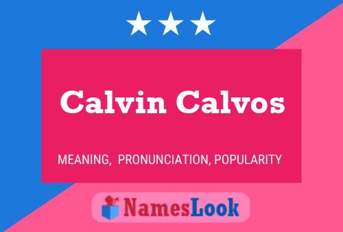 Poster del nome Calvin Calvos