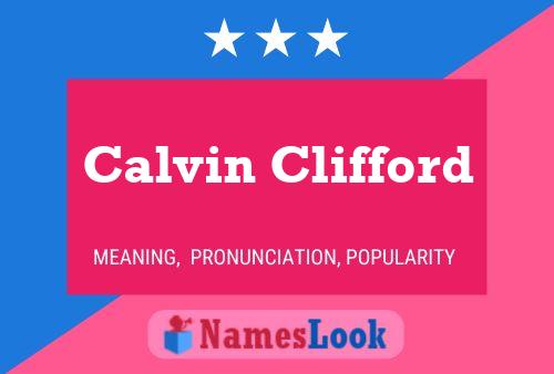 Poster del nome Calvin Clifford