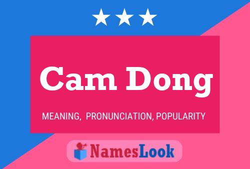 Poster del nome Cam Dong