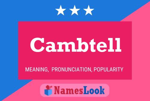 Poster del nome Cambtell