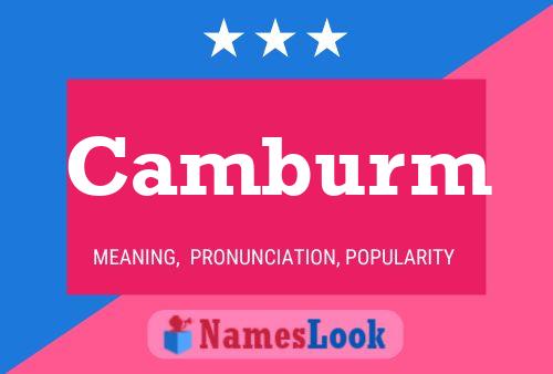 Poster del nome Camburm