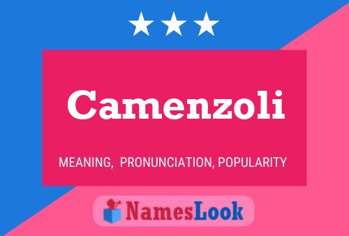 Poster del nome Camenzoli