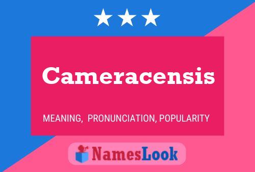 Poster del nome Cameracensis