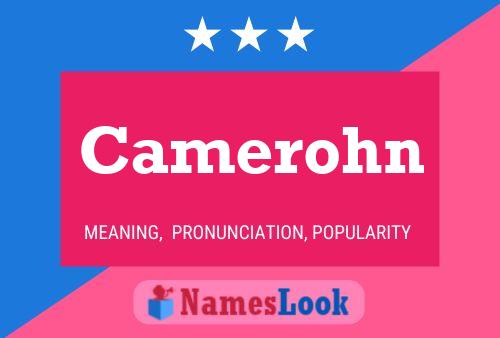 Poster del nome Camerohn