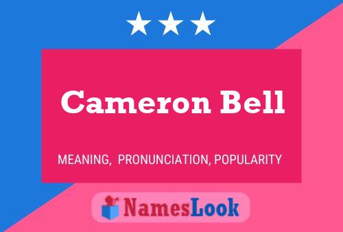 Poster del nome Cameron Bell