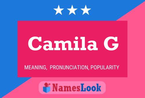 Poster del nome Camila G